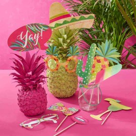 10 Accessoires Hawaiens pour Photobooth 10 Accessoires Hawaiens pour Photobooth