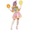 Déguisement de Clown avec Rayures pour Femme