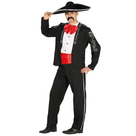 Déguisement de Mariachi pour Homme avec Chapeau Noir