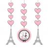 3 Pendentifs Paris 91 cm