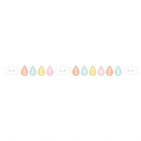 Guirlande Nuages Baby Shower 2,6 m