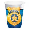 8 Gobelets Police 266 ml