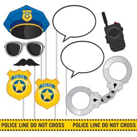 10 Accessoires Police pour Photocall