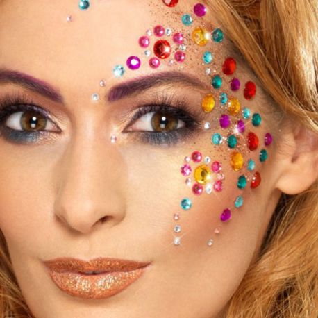 Kit de Maquillage Arc-en-Ciel avec Paillettes