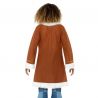 Manteau de Style Retro Marron pour Femme