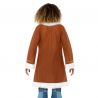 Manteau de Style Retro Marron pour Femme