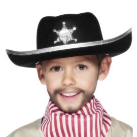 Chapeau de Sheriff avec Plaque