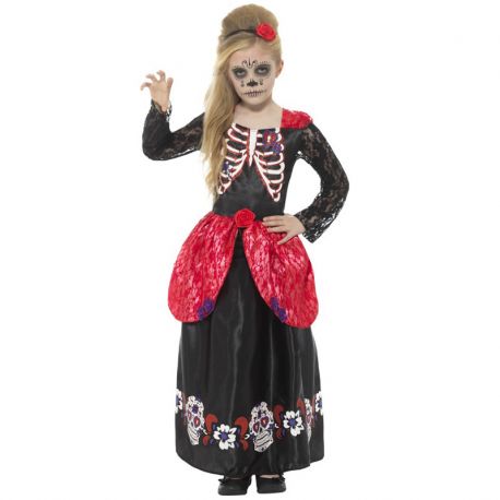 Déguisement du Jour des Morts Deluxe pour Fille