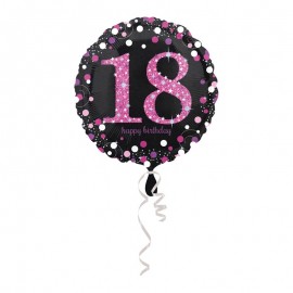 Ballon Mylar 18 Chic Pink 43cm