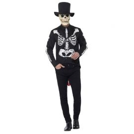 Costume de Petit Ami Squelette du Jour des Morts pour Homme