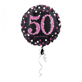 Ballon Mylar 50 Chic Rose 43cm