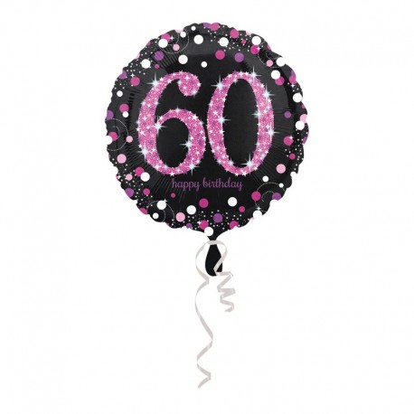 Ballon Mylar 60 Elegant Pink 43cm