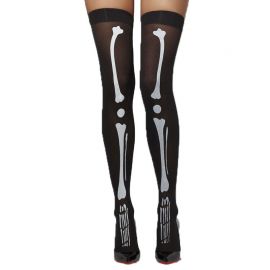 Collants Mi-Jambes Squelette