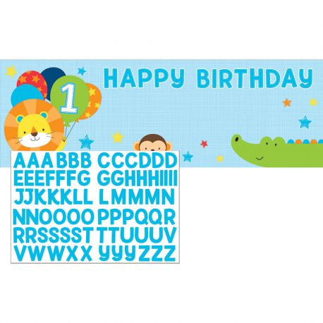 Banner Personalizable One is Fun Niño