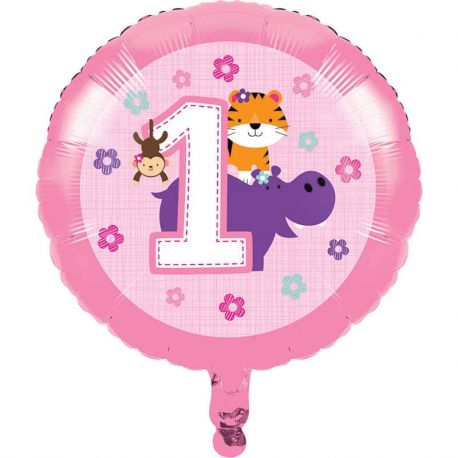 Ballons One is Fun Fille 45 cm