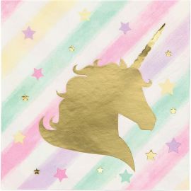 Serviettes Licorne Brillante