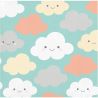16 Serviettes Nuages 25 cm