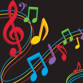 16 Serviettes Musique 25 cm 16 Serviettes Musique 25 cm