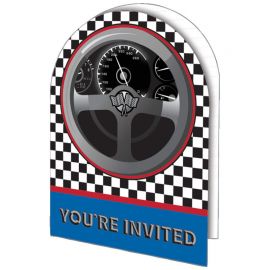 8 Invitaciones Racing