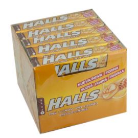 Boîte de 20 Halls au Miel et Citron Sans Sucre