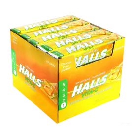 Boîte de Bonbons Halls Agrumes sans Sucre 20 Unités