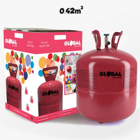 Ballons Gonflables Flottants Hélium Grande Bouteille Gaz D'Hélium Pour 50 Ballons - Bonbonne Jetable Capacité 0,40m3 Idéale Feux D'artifice