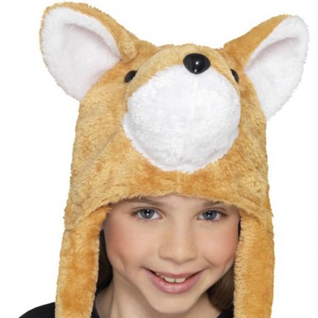 Chapeau de Renard Orange pour Enfants