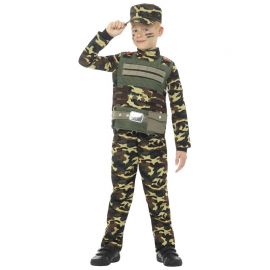 Déguisement Militaire de Camouflage pour Enfant