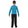 Maillot Bleu avec Bande Jaune pour Enfant