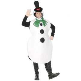 Déguisement Bonhomme de Neige Une Pièce pour Homme