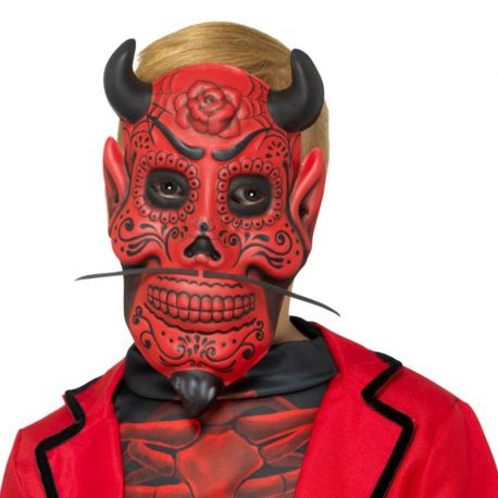Masque de démon de la "Día de los Muertos"