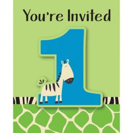 8 Invitations 1 An Girafe