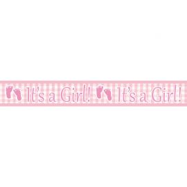 Guirlande Aluminium It's a Girl 152 cm