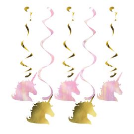 5 Pendentifs Licorne