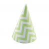 6 Chapeaux en Papier Chevron