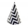 6 Chapeaux en Papier Chevron