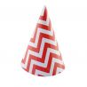 6 Chapeaux en Papier Chevron