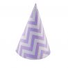 6 Chapeaux en Papier Chevron