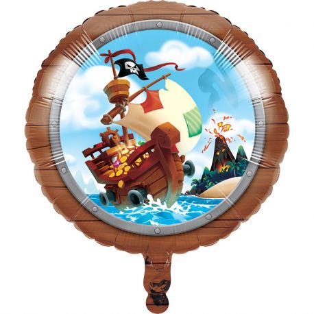 Ballon Trésor Pirate Mylar 46 cm