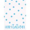 8 Invitations à Pois