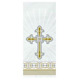 20 Sachets Communion Croix Dorés et Argentés 28 cm