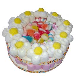 Tarta de Chuches con Flores