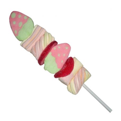 Brochette de Bonbons Fraise 40 Gr