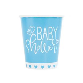 8 Gobelets Baby Shower Garçon 266 ml