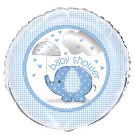 Ballon Baby Shower Éléphant Garçon Mylar 46 cm Ballon Baby Shower Éléphant Garçon Mylar 46 cm