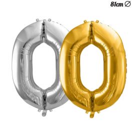 Ballon Numero 0 Aluminium 86 cm Ballon Numero 0 Aluminium 86 cm