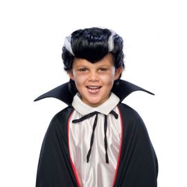 Perruque Noire Dracula Enfant