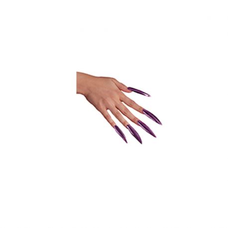 Ongles de Vampire Métallisés Violets