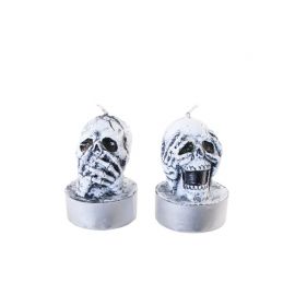 Bougies Crânes Halloween Bougies Crânes Halloween