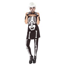 Mademoiselle Squelette Noir et Blanc